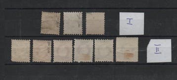 Oostenrijk 1864/1867 - Keizeruitgifte grof en fijn baard, Gestempeld