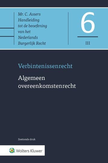 Asser 6-Iii Algemeen Overeenkomstenrecht |  | Nieuw, Verzenden, Nieuw