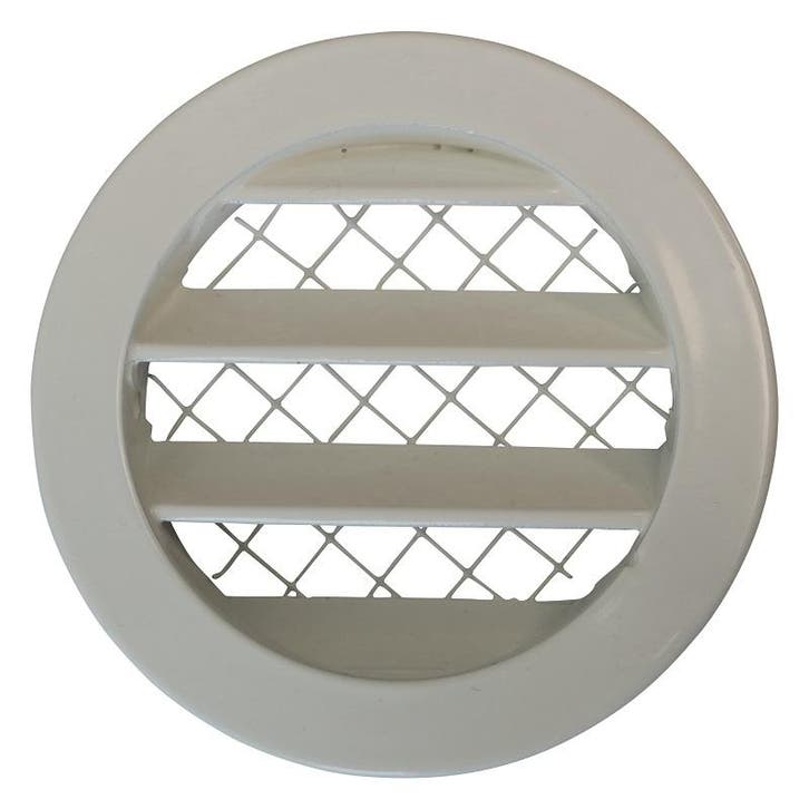 Rond buitenluchtrooster aluminium Ø 80mm, Bricolage & Construction, Ventilation & Extraction, Envoi
