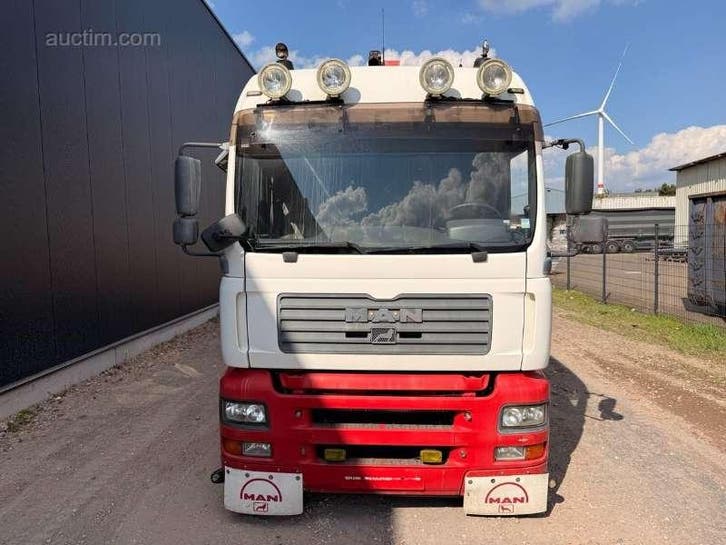 MAN TG 360 A OPEN LAADBAK + KRAAN 2002, Auto's, Vrachtwagens, Ophalen