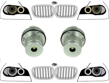 LED Angel Eyes upgrade kit H8 7000K geschikt voor BMW E39/E5, Autos : Pièces & Accessoires, Verzenden