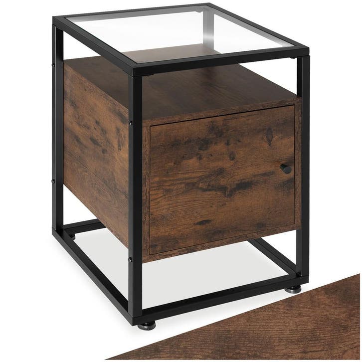 Nachtkastje Dudley 40x43x60,5cm, Maison & Meubles, Tables | Tables d'appoint, Envoi