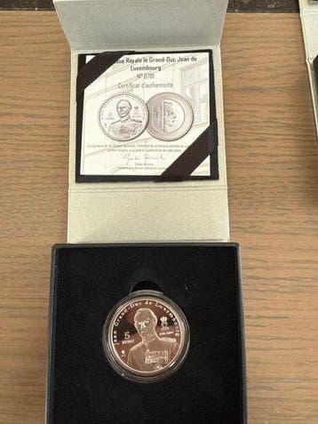 Luxemburg. 5 Euro 2019 Grand Duc Jean Luxembourg  Proof