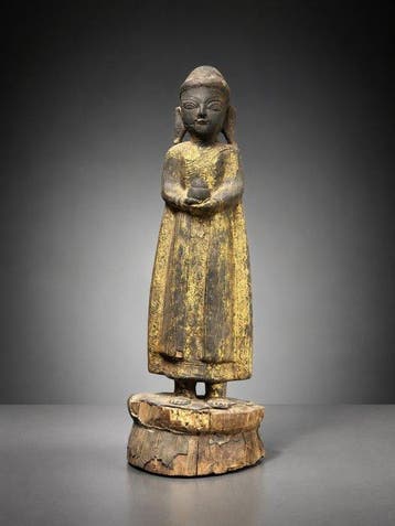 Bouddha au bol à aumônes - Dynastie Konbaung - 18/19th c. -