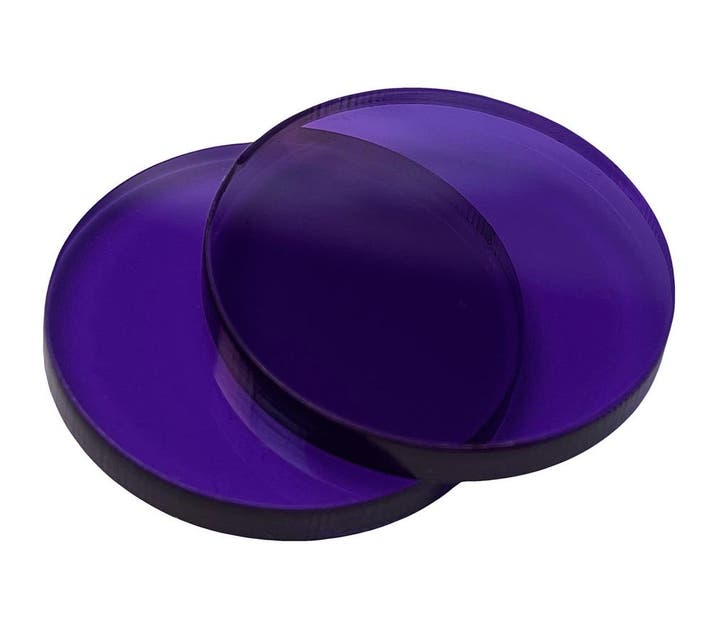 Set van 30 plastic schijfjes (3x30 mm, acrylaat, PMMA, paar, Doe-het-zelf en Bouw, Gereedschap | Overige machines, Nieuw, Verzenden