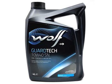 Veiling - 4x Wolf motorolie semi-synthetisch 10W-40 4L, Auto diversen, Onderhoudsmiddelen
