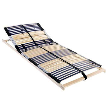 vidaXL Lamelbodem Bruin 70 x 190 cm Massief beukenhout, Verzenden, Nieuw