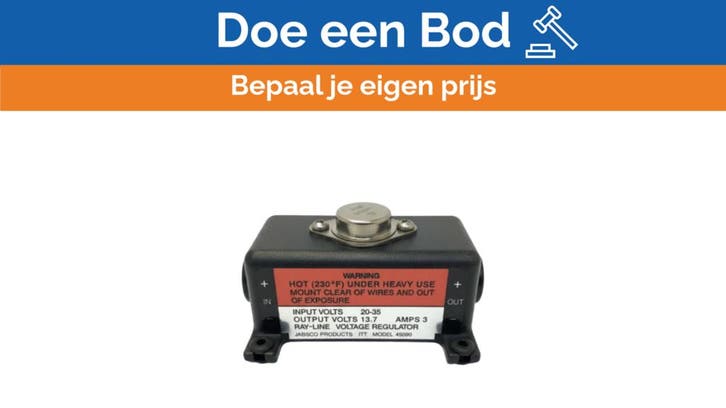 Bieden: Jabsco 45090-0000 Voltage Regulator -, Watersport en Boten, Bootonderdelen, Ophalen of Verzenden