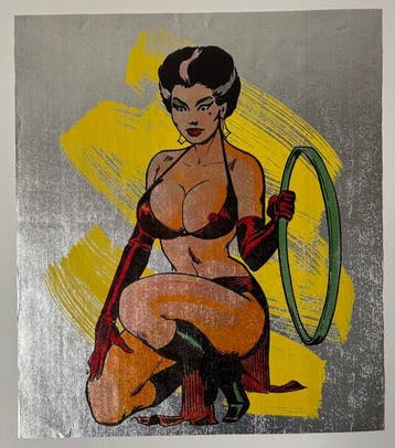 Allen Jones (1937) - Kneeling woman, Antiek en Kunst