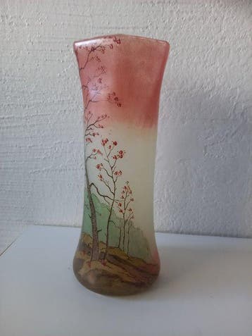 François-Théodore Legras - Vaas - Forme Toul - Glas -, Antiek en Kunst