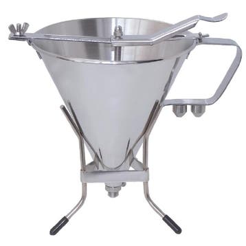 Doseertrechter RVS 1,5L | 18(Ø)x16,5(h)cm De Buyer, Verzenden