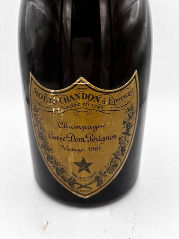 1964 Dom Pérignon - Champagne Brut - 1 Bouteille (0,75 l), Collections, Vins