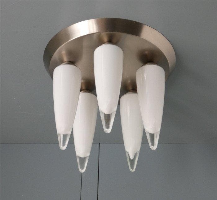Honsel Leuchten - Plafondlamp - IJspegel Designlamp -, Antiek en Kunst, Antiek | Meubels | Stoelen en Sofa's
