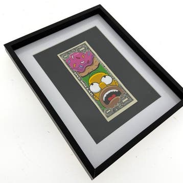 PAAPI (1986) - Hungry Homer Simpson - DollarArt framed