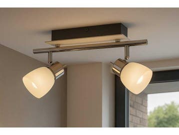 Veiling - 4x LED Plafondlamp – 2 Spots – 2 x 4W – 4000, Nieuw