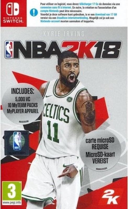 NBA 2K18 (Switch Games), Consoles de jeu & Jeux vidéo, Jeux | Nintendo Switch, Enlèvement ou Envoi