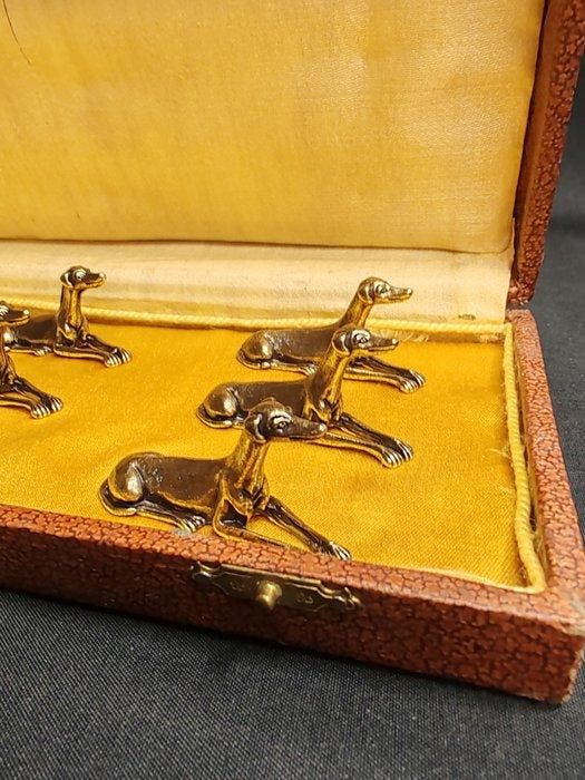 Messensteun (12) - Verguld messing, Antiek en Kunst, Antiek | Meubels | Tafels