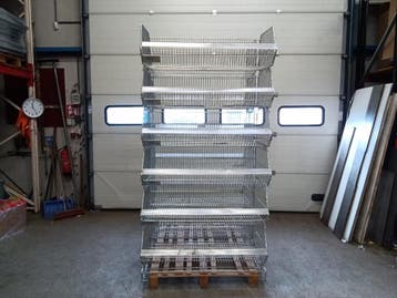 Stapelmand, Draadmanden B115 x D61 x H40 cm, Zakelijke goederen