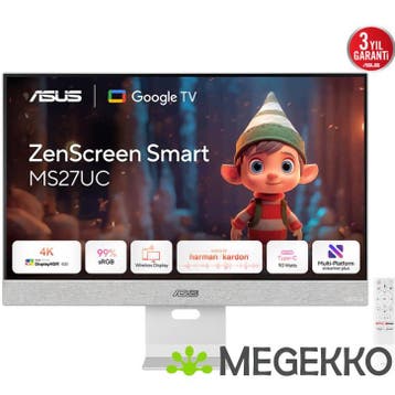ASUS ZenScreen Smart MS27UC 27  4K Ultra HD 60Hz IPS, Verzenden, Nieuw