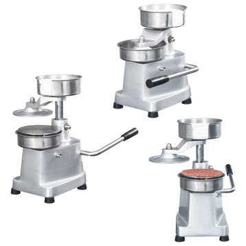 vidaXL Hamburgerpersmachine met 500 scheidingsbladen 13 cm, Verzenden