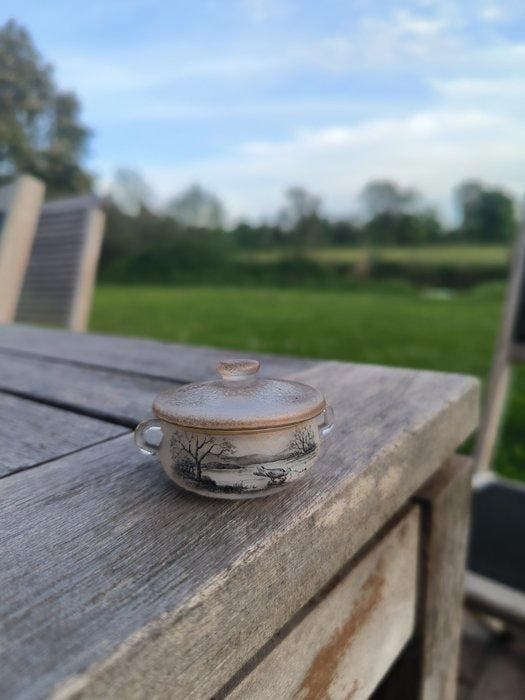 Daum - Vase - Verre - Miniature de Daum, Antiquités & Art, Antiquités | Verre & Cristal