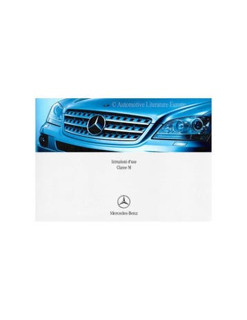2006 MERCEDES BENZ M KLASSE INSTRUCTIEBOEKJE ITALIAANS, Ophalen of Verzenden