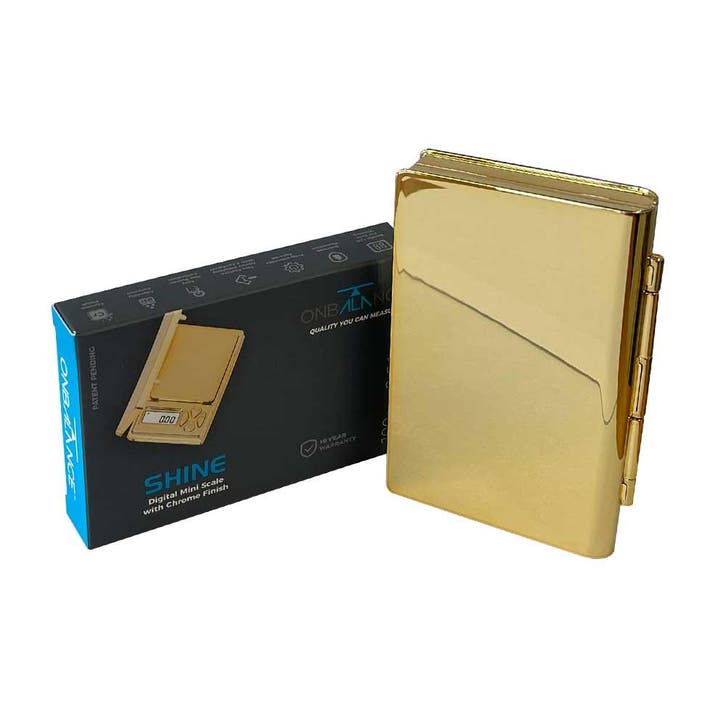 Weegschaal On Balance Gold Shine 100g - 0,01g, Sport en Fitness, Overige Sport en Fitness, Nieuw, Verzenden