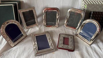 Lijst (7) - .925 zilver - Collectie van zeven kaders