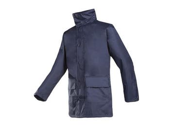 Veiling - Sioen regenjas maat L Sheffer marineblauw, Tuin en Terras, Werkkleding, Nieuw
