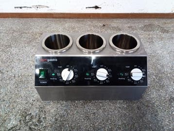 GGM Gastro Sausverwarmer SSPFR3 - B40 x D22 x H20 cm