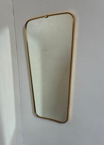 Wandspiegel - Glas, Hout - Grote vintage spiegel