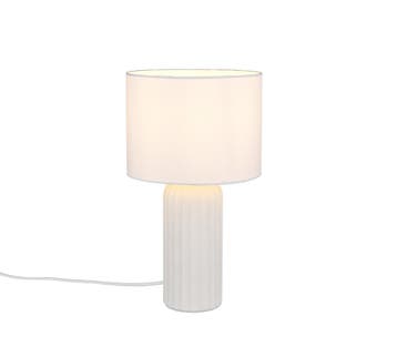 Trio BLAIR tafellamp | E27 Fitting | wit mat | Ø 20 cm | IP2, Verzenden, Nieuw
