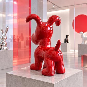 Art House - Figuur - vrolijk beeld***HOND FLAPPY