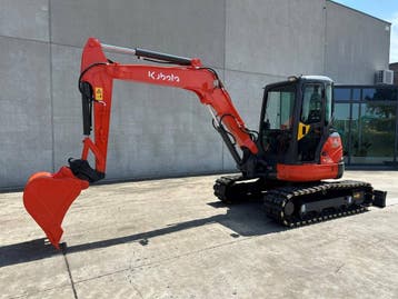 Veiling: Midigraafmachine KX155-3SZ Diesel 2012, Zakelijke goederen, Machines en Bouw | Kranen en Graafmachines, Ophalen