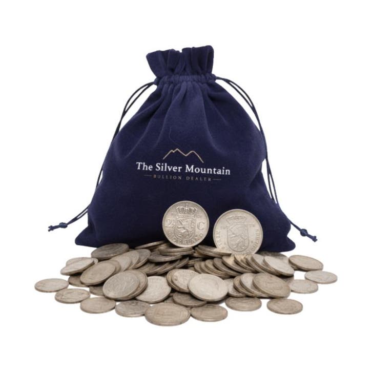 1 kilo puur zilver Nederlands muntgeld, Postzegels en Munten, Edelmetalen en Baren