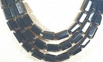 Natuurlijke Zwarte obsidiaan - ZEER LANG - Beschermschild -