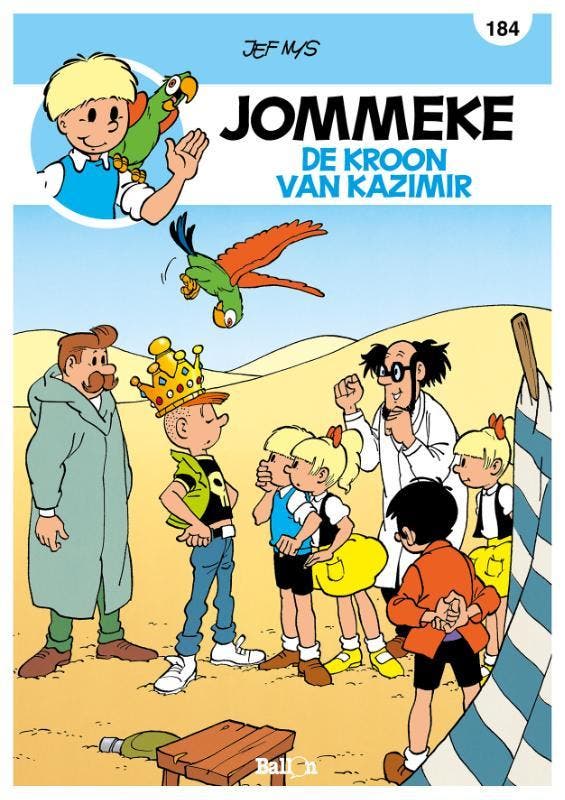 De kroon van Kazimir / Jommeke strip - nieuwe look / 184, Livres, BD, Envoi