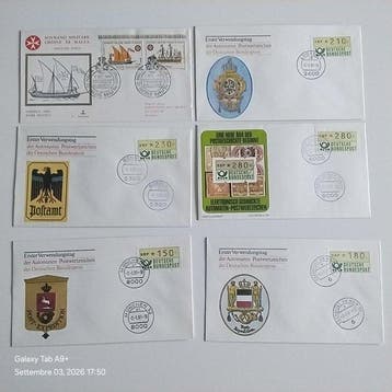 Monde - Lot de 266 Fdc monde, Gestempeld
