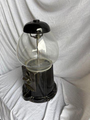 Flipper - Grote vintage kauwgomballenautomaat – glas &