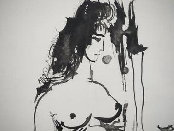 Pablo Picasso (1881-1973) - Peintre et son modèle