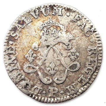 France. Louis XIV (1643-1715). 4 Sols 1692-P, Dijon (Sans