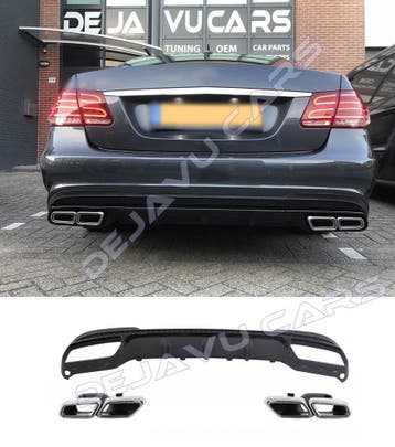E63 AMG Look Diffuser voor Mercedes Benz E-Klasse W212, Autos : Divers, Tuning & Styling, Ophalen of Verzenden
