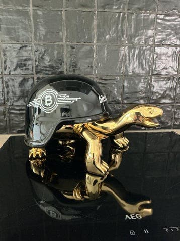Van Apple Art (XX) - peace Turtle Bitcoin