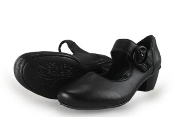 Rieker Ballerinas in maat 37 Zwart, Kleding | Dames, Verzenden, Zwart, Ballerina's, Zo goed als nieuw
