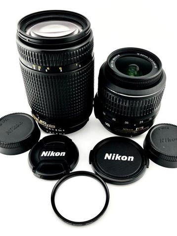 Nikon ED AF NIKKOR 70-300mm f/4-5.6D + AF-S DX NIKKOR, Nieuw