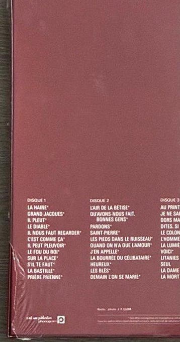Jacques Brel - Intégrale Des Chansons De 1954 à 1962 -, Cd's en Dvd's, Nieuw in verpakking