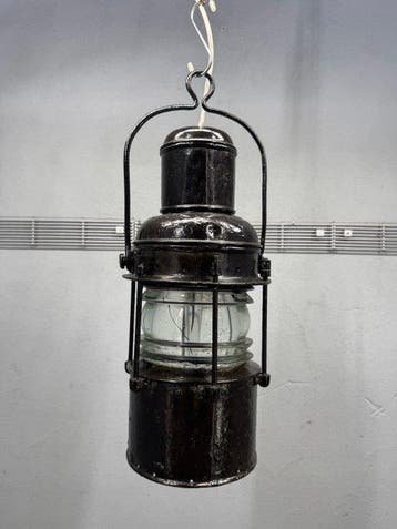Scheepslamp - Metaal, Glas