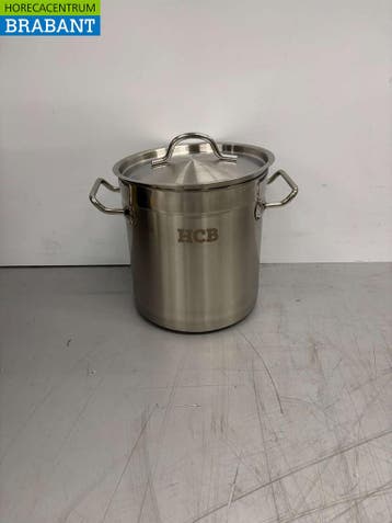 RVS Soeppan Kookpan Pan Inductie 20 x 20 cm 6 liter Horeca, Ophalen of Verzenden, Nieuw in verpakking