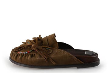 Ayana Instappers in maat 37 Bruin, Kleding | Dames, Bruin, Verzenden, Instappers, Gedragen