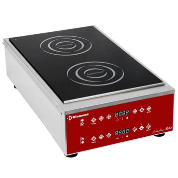 Inductiekookplaat | INDUCTION EVO | 2 Kookpunten (Ø210) |, Zakelijke goederen, Verzenden, Nieuw in verpakking